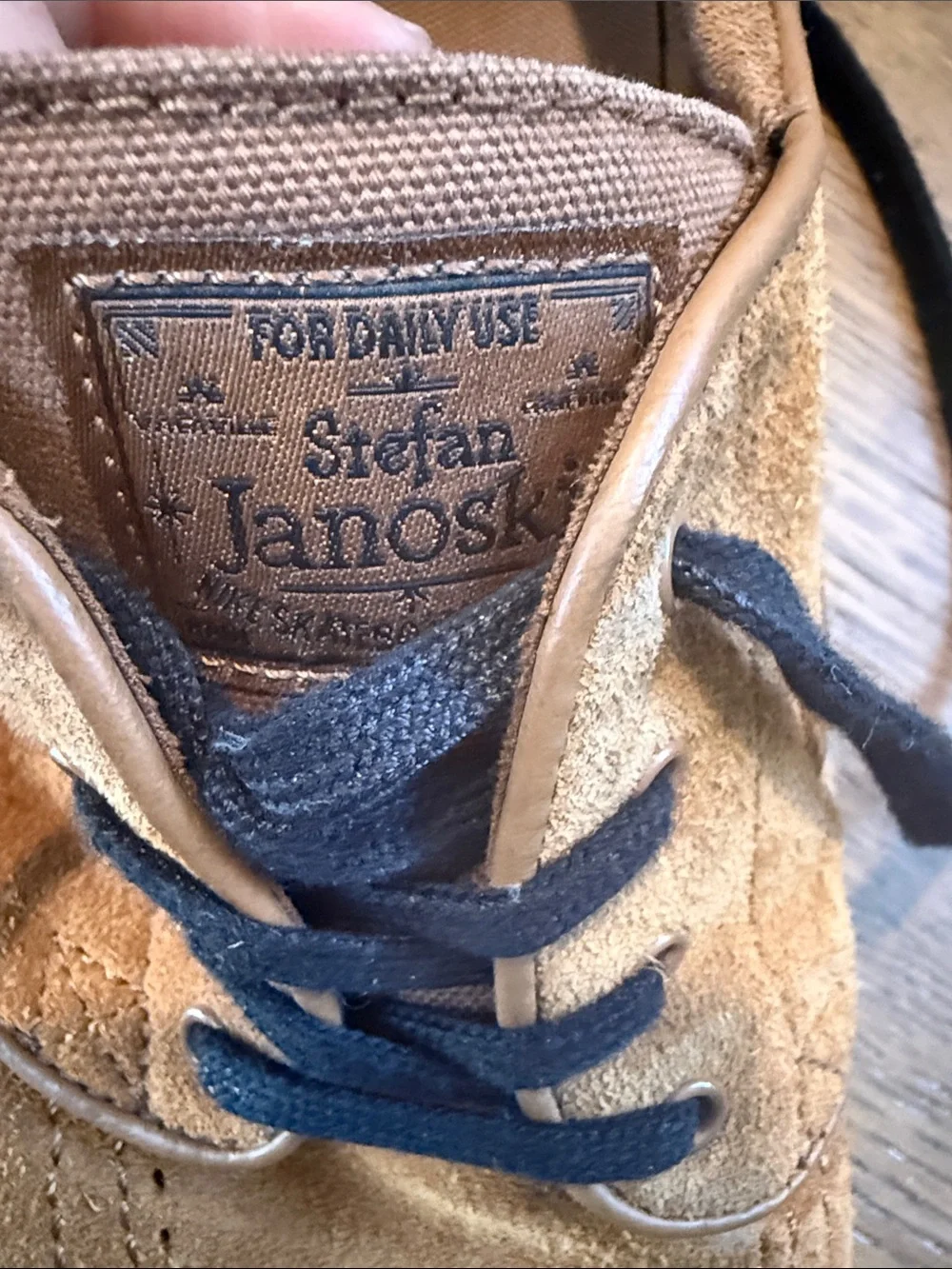 Men's Suede Lace-Up Casual Shoes in Tan